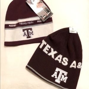 Two NWT Texas A&M Aggies skull caps.